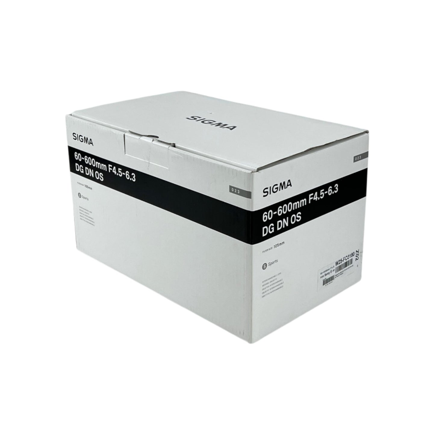 Sigma Standart Zoom Objektiv 60–600 mm f/4.5-6.3 DG DN OS Sony E-Mount Schwarz | Retourware