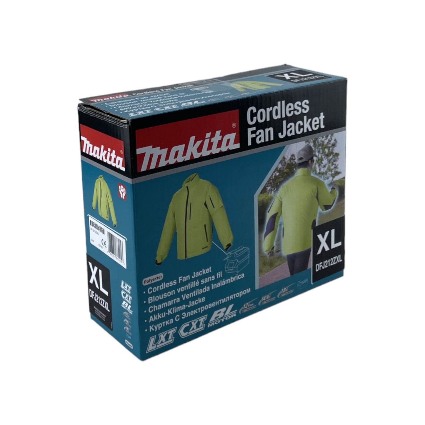 Makita Akku-Klimajacke Gr.XL 12V-18V (ohne Akku, ohne Ladegerät) | Neu