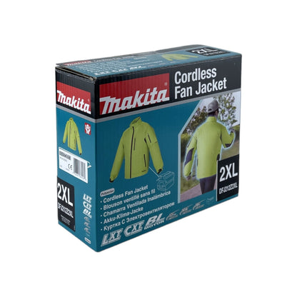 Makita Akku-Klimajacke Gr.2XL 12V-18V (ohne Akku, ohne Ladegerät) | Neu