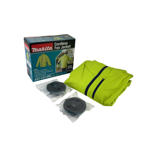Makita DFJ212Z3XL Akku-Klimajacke Gr.3XL 12V-18V (ohne Akku, ohne Ladegerät) | Neu