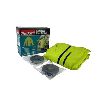 Makita DFJ212Z3XL Akku-Klimajacke Gr.3XL 12V-18V (ohne Akku, ohne Ladegerät) | Neu