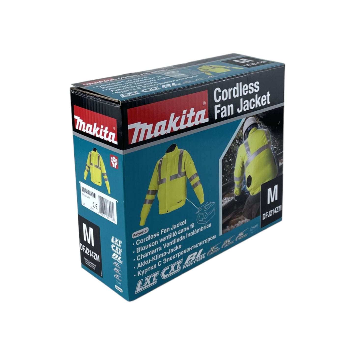 Makita Akku-Klimajacke Gr.M 12V-18V (ohne Akku, ohne Ladegerät) | Neu