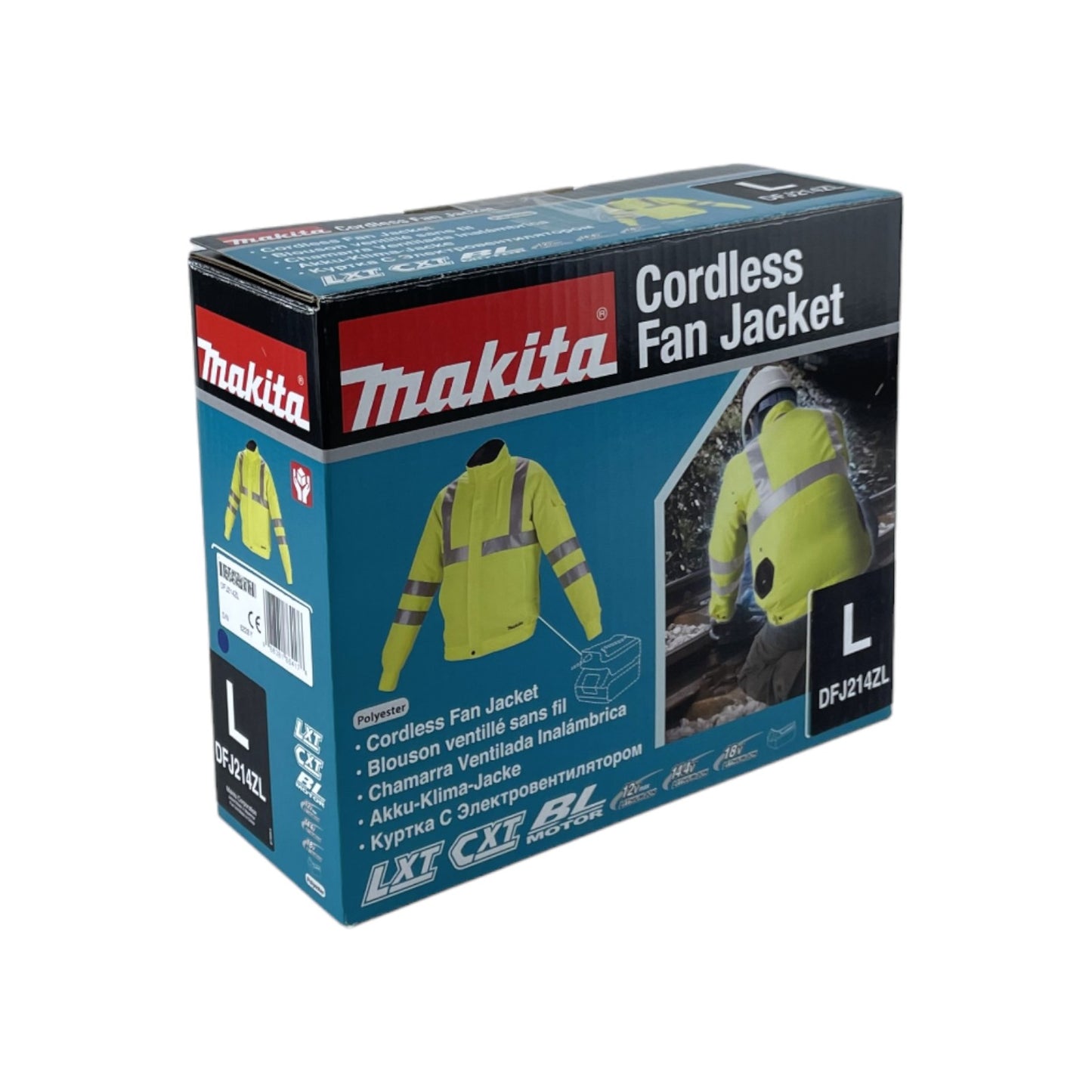 Makita Akku-Klimajacke Gr.M 12V-18V (ohne Akku, ohne Ladegerät) | Neu