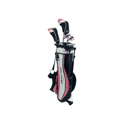 Precise X7 Set 5 Golfschläger Kinder 6 -8 Jahre LH pink Golf Driver Putter | Neu