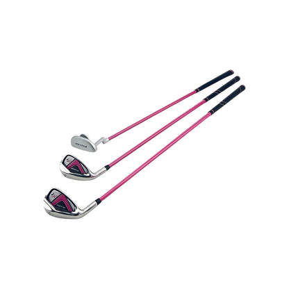 Precise X7 Set 5 Golfschläger Kinder 6 -8 Jahre LH pink Golf Driver Putter | Neu