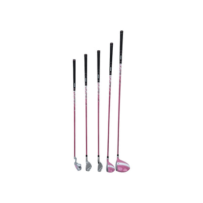 Precise X7 Set 5 Golfschläger Kinder 9 - 12 Jahre LH pink Golf Driver Putter | Neu