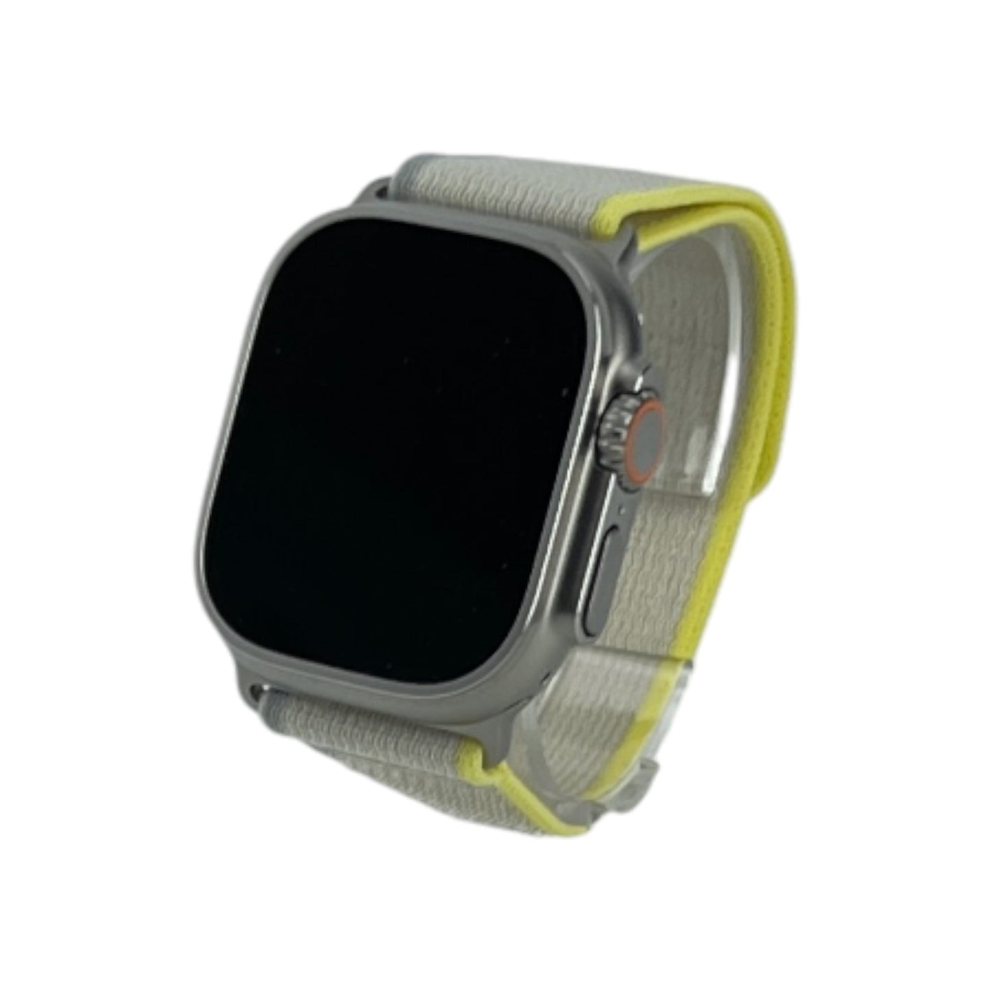 Apple Watch Ultra 1 Cellular Titanium Titan 49 mm Trail Loop S/M Gelb/Beige | Retourware