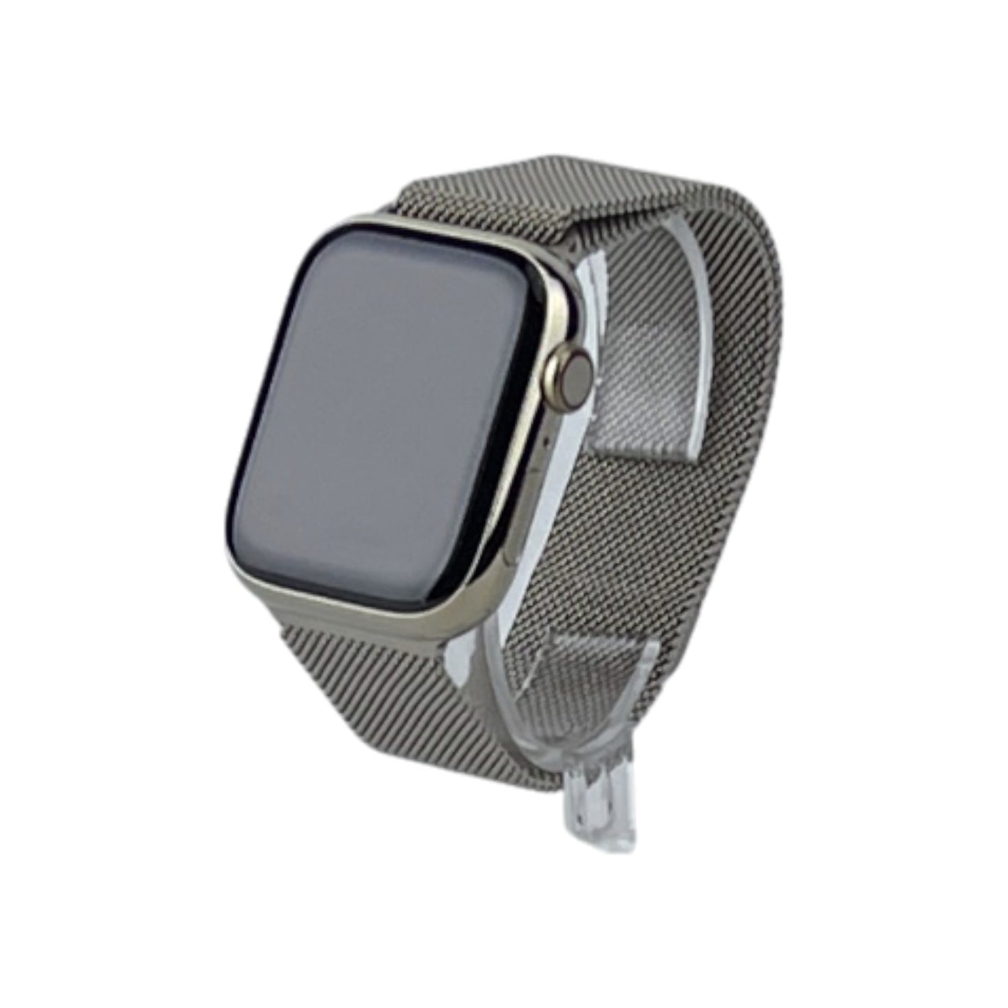 Apple Watch 8 Cellular Edelstahl Gold 45 mm Milanaise Gold | Retourware