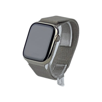 Apple Watch 8 Cellular Edelstahl Gold 45 mm Milanaise Gold | Retourware