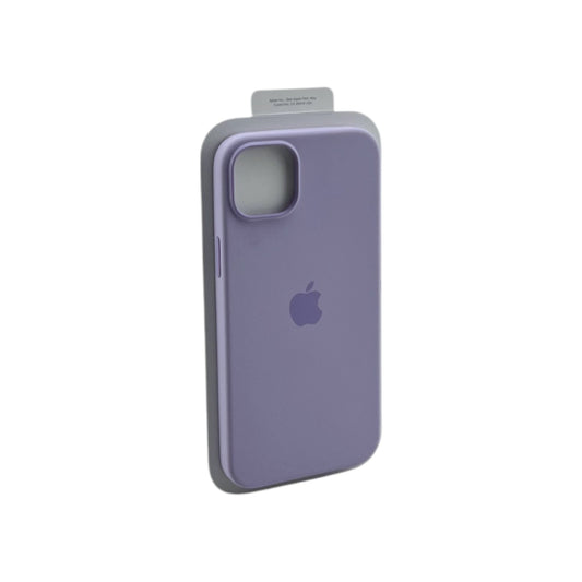 Apple iPhone 14 Plus Silikon Case MagSafe Snap-on Mikrofaser Silikon Flieder | Neu