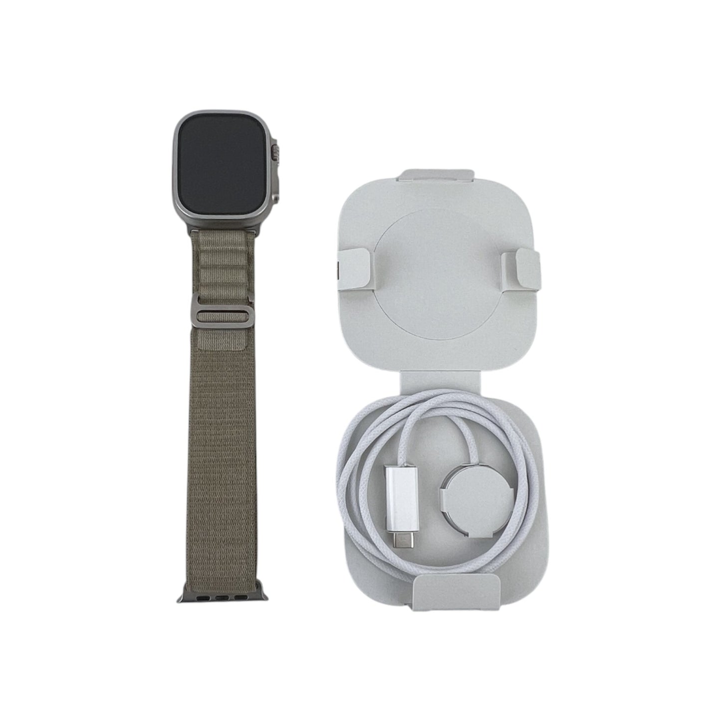 Apple Watch Ultra 2 Cellular Titanium Titan 49 mm Alpine Loop L Mandel | Retourware