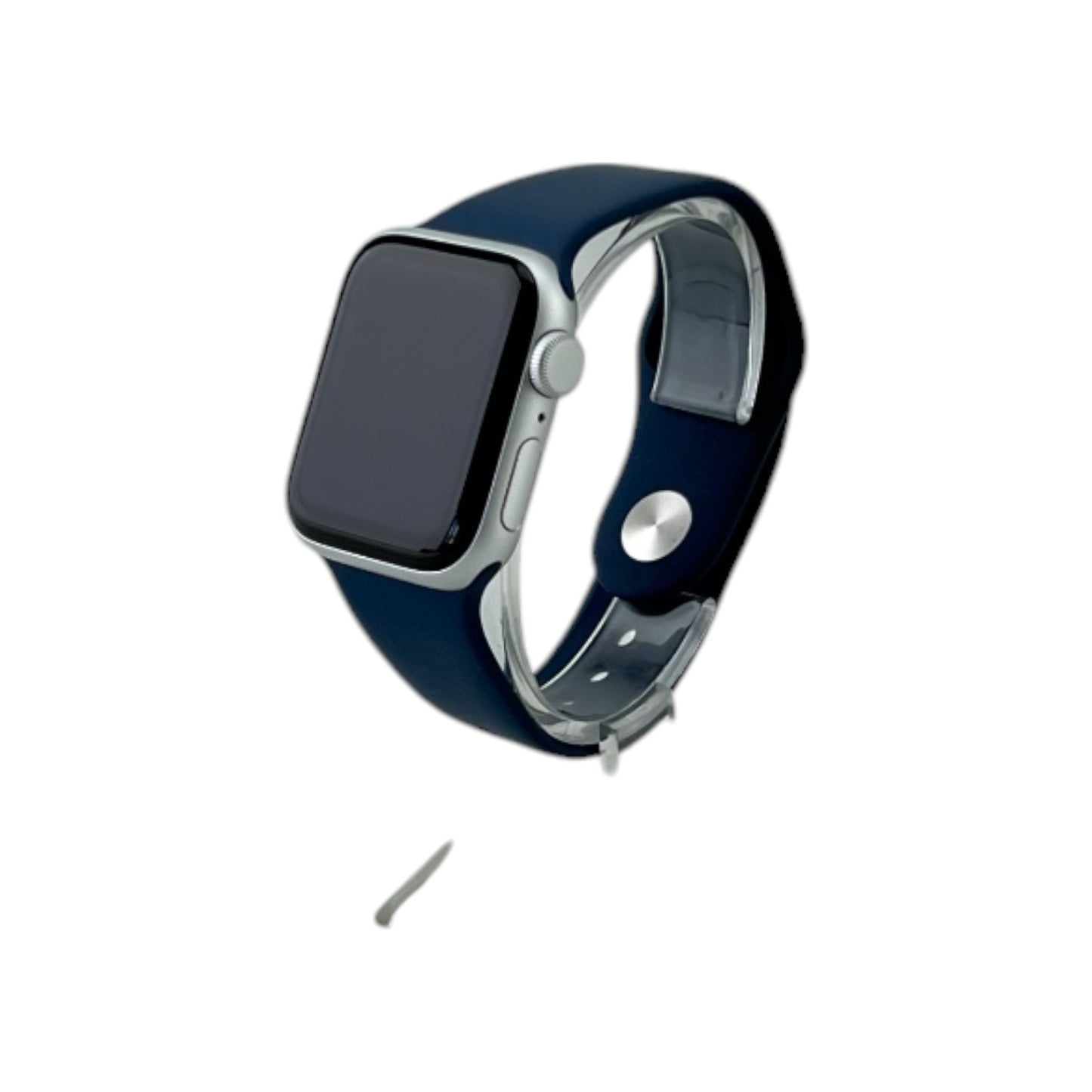 Apple Watch SE 2 GPS Aluminium Silber 40 mm Sportarmband Sturmblau | Retourware