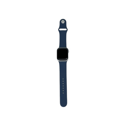 Apple Watch 9 GPS Aluminium Silber 41 mm Sportarmband Sturmblau | Retourware