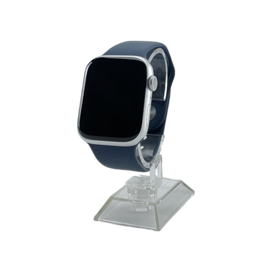 Apple Watch 9 GPS Aluminium Silber 45 mm Sportarmband Sturmblau | Retourware