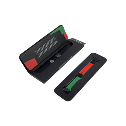 Apple Sportarmband Apple Watch 44mm M/L Black Unity Rot Grün Schwarz | Neu