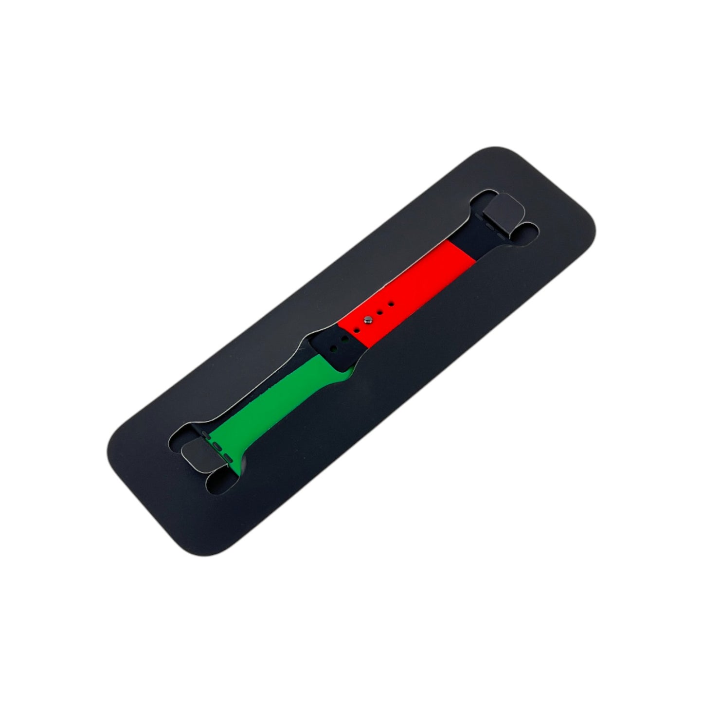 Apple Sportarmband Apple Watch 44mm M/L Black Unity Rot Grün Schwarz | Neu