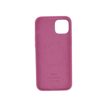 Apple iPhone 15 Plus Silikon Smartphone Case MagSafe Hülle Handycase Rosa/Pink | Retourware
