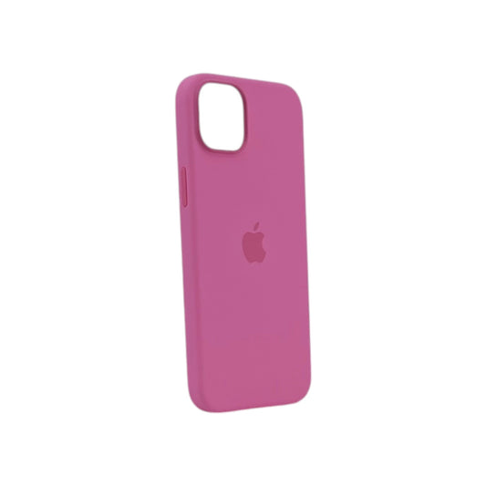 Apple iPhone 15 Plus Silikon Smartphone Case MagSafe Hülle Handycase Rosa/Pink | Retourware
