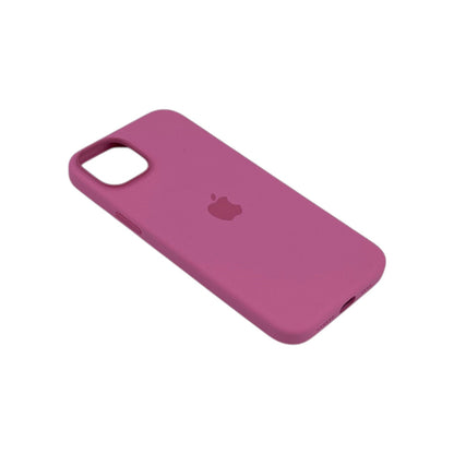 Apple iPhone 15 Plus Silikon Smartphone Case MagSafe Hülle Handycase Rosa/Pink | Retourware