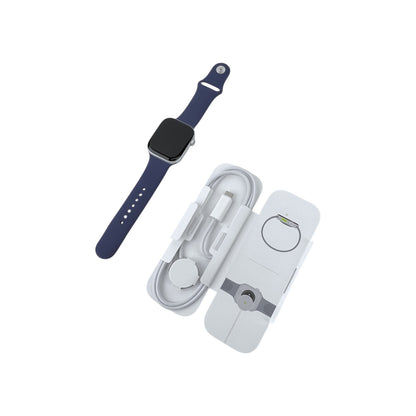 Apple Watch 10 GPS Aluminium Silber 46 mm Sportarmband Denim S/M | Retourware