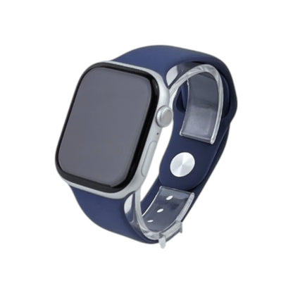 Apple Watch 10 GPS Aluminium Silber 46 mm Sportarmband Denim S/M | Retourware