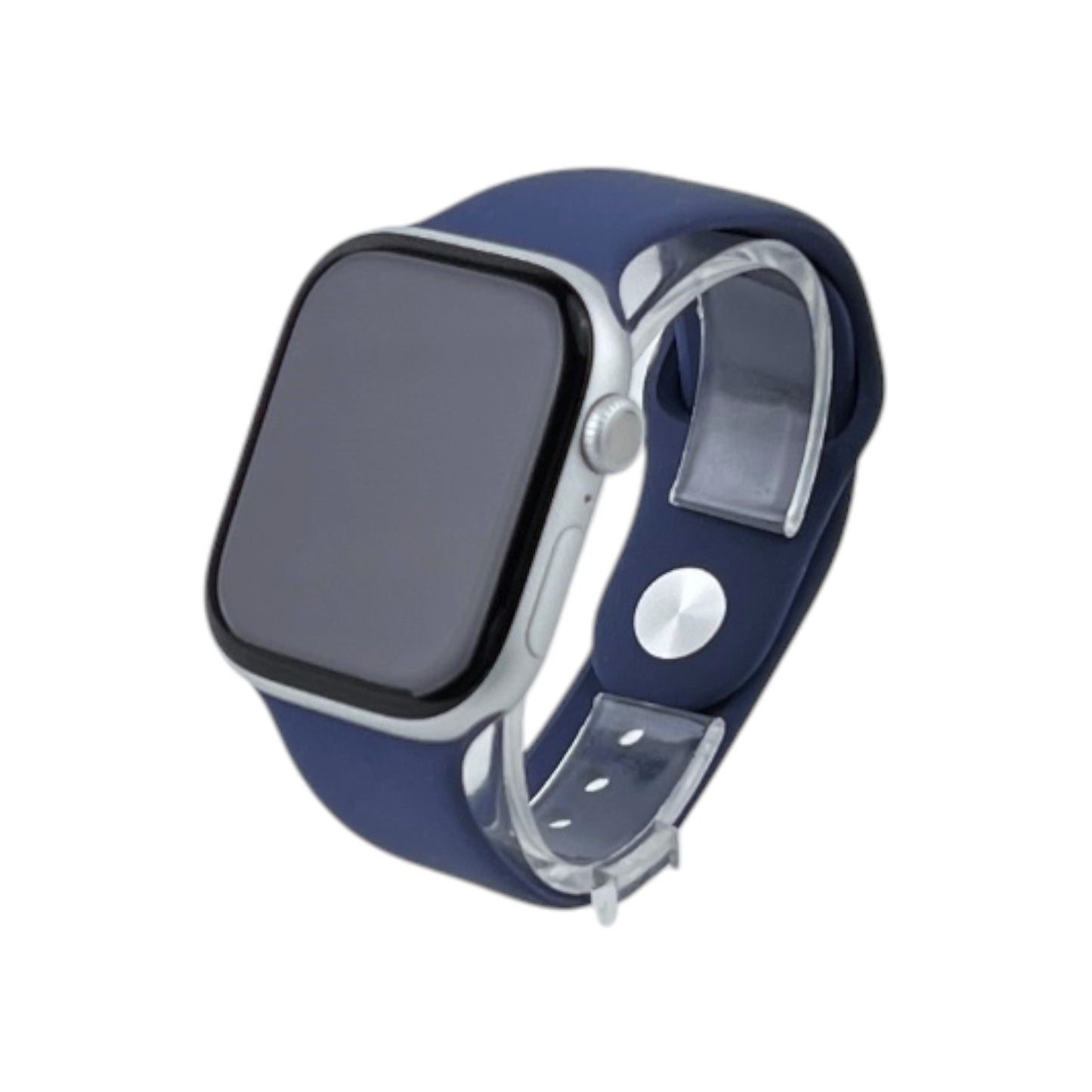 Apple Watch 10 GPS Aluminium Silber 46 mm Sportarmband Denim S/M | Retourware