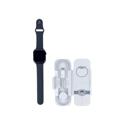Apple Watch 10 GPS Aluminium Diamantschwarz 46 mm Sportarmband Schwarz M/L | Retourware