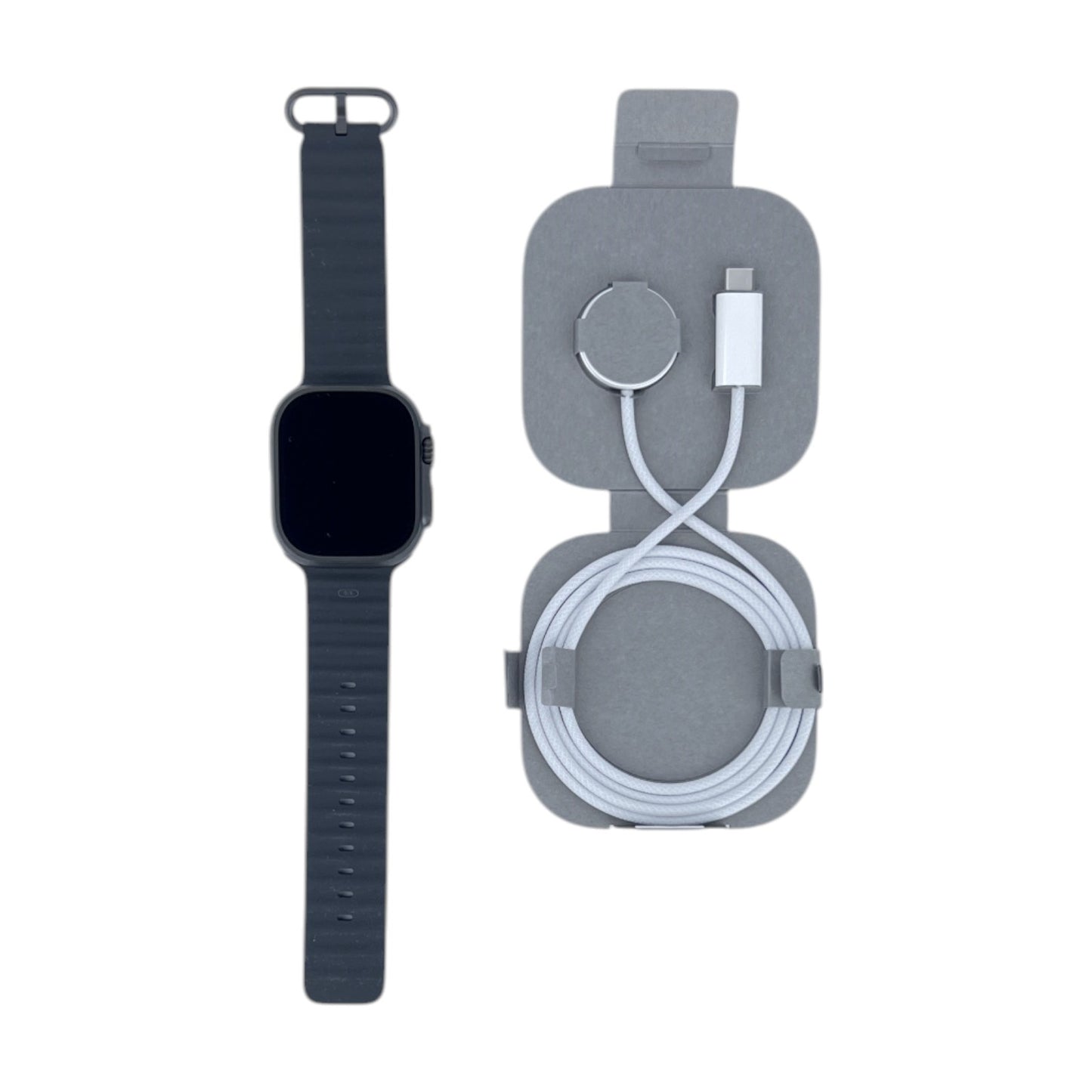 Apple Watch Ultra 2 Cellular Titanium Titan Schwarz 49 mm Ocean Schwarz | Retourware