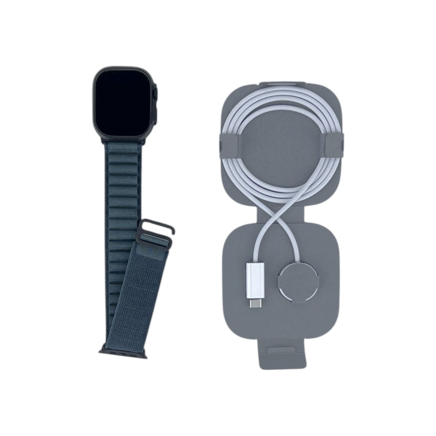 Apple Watch Ultra 2 Cellular Titanium Titan 49 mm Alpine Loop M Dunkelgrün | Retourware