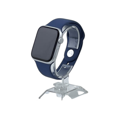 Apple Watch SE 2 GPS Aluminium Silber 44 mm Sportarmband Denim M/L | Retourware