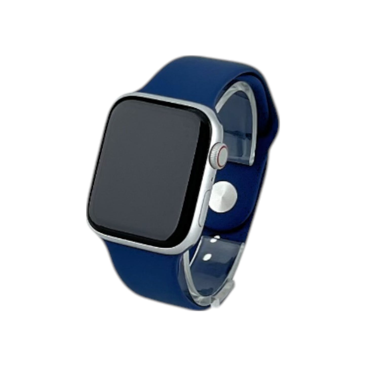 Apple Watch SE 2 Cellular Aluminium Silber 44 mm Sportarmband Denim M/L | Retourware