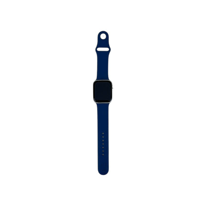 Apple Watch SE 2 Cellular Aluminium Silber 44 mm Sportarmband Denim M/L | Retourware