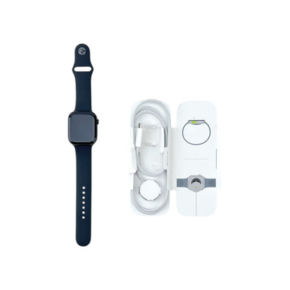 Apple Watch 10 GPS Aluminium Diamantschwarz 46 mm Sportarmband Schwarz M/L | Retourware