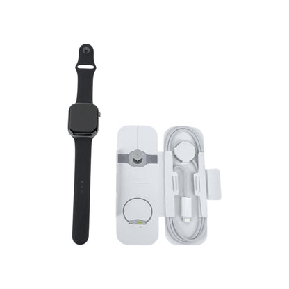 Apple Watch 11 GPS Aluminium Silber 46 mm Sportarmband Schwarz M/L | Retourware