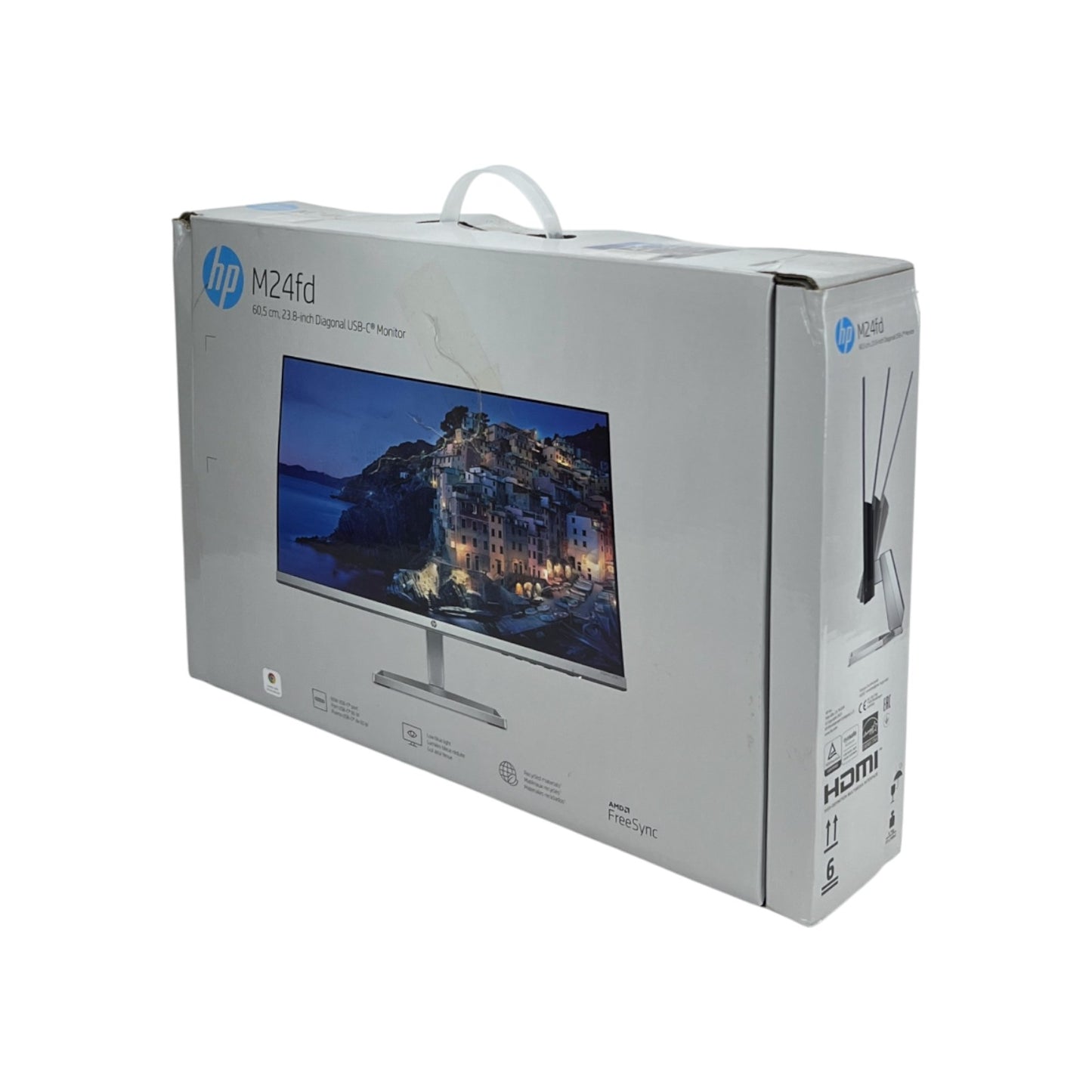 HP M24fd Monitor 23.8 Zoll (60.4 cm) 1920x1080 Pixel 16:9 5ms HDMI VGA USB-C | Retourware