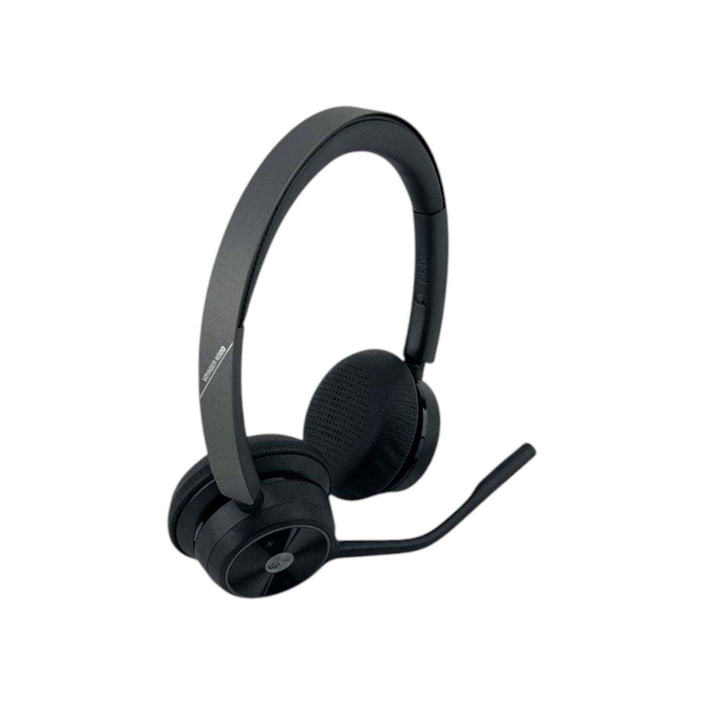 Poly Voyager 4320 UC Stereo Headset schnurlos On Ear Noise Cancelling Bluetooth | Neu