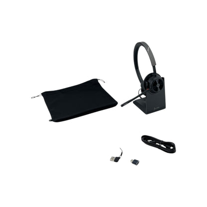Poly Voyager Schnurloses 4320UC Headset Ladestation Bluetooth Over Ear Kopfhörer | Neu