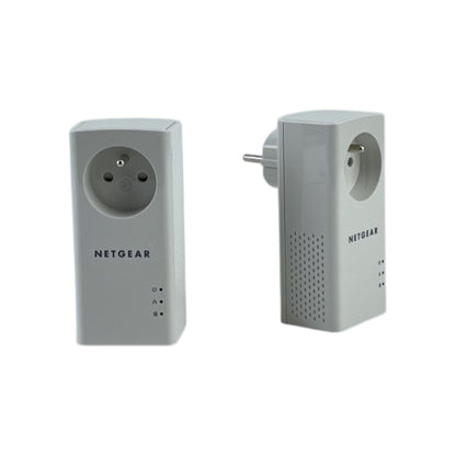 Netgear PLP1000 PowerLINE 2er Set LAN Adapter 1000 MBit/s französischer Stecker | Neu