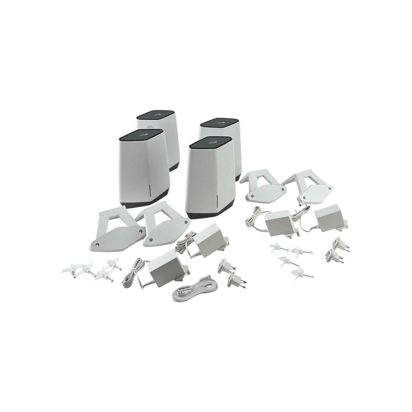 Netgear Orbi Pro WiFi 1xRouter 3xRepeater 4er Bundle RJ-45 WiFi 6 Mesh Netzwerk | Retourware