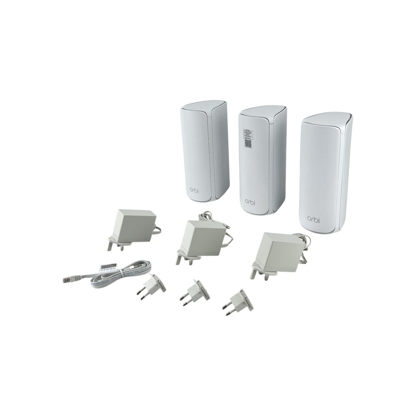 Netgear Orbi 770 Serie Tri-Band WiFi 7 Mesh-Netzwerksystem Router + 2 Repeater | Retourware