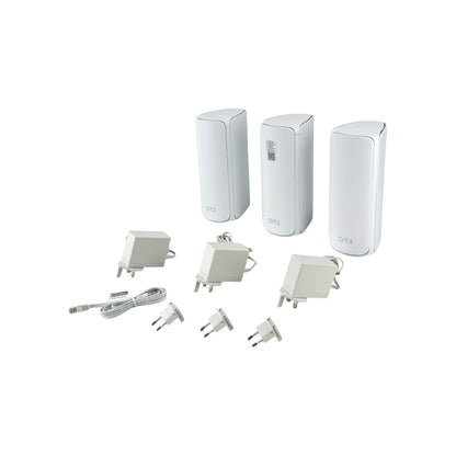 Netgear Orbi 770 Serie Tri-Band WiFi 7 Mesh-Netzwerksystem Router + 2 Repeater | Retourware