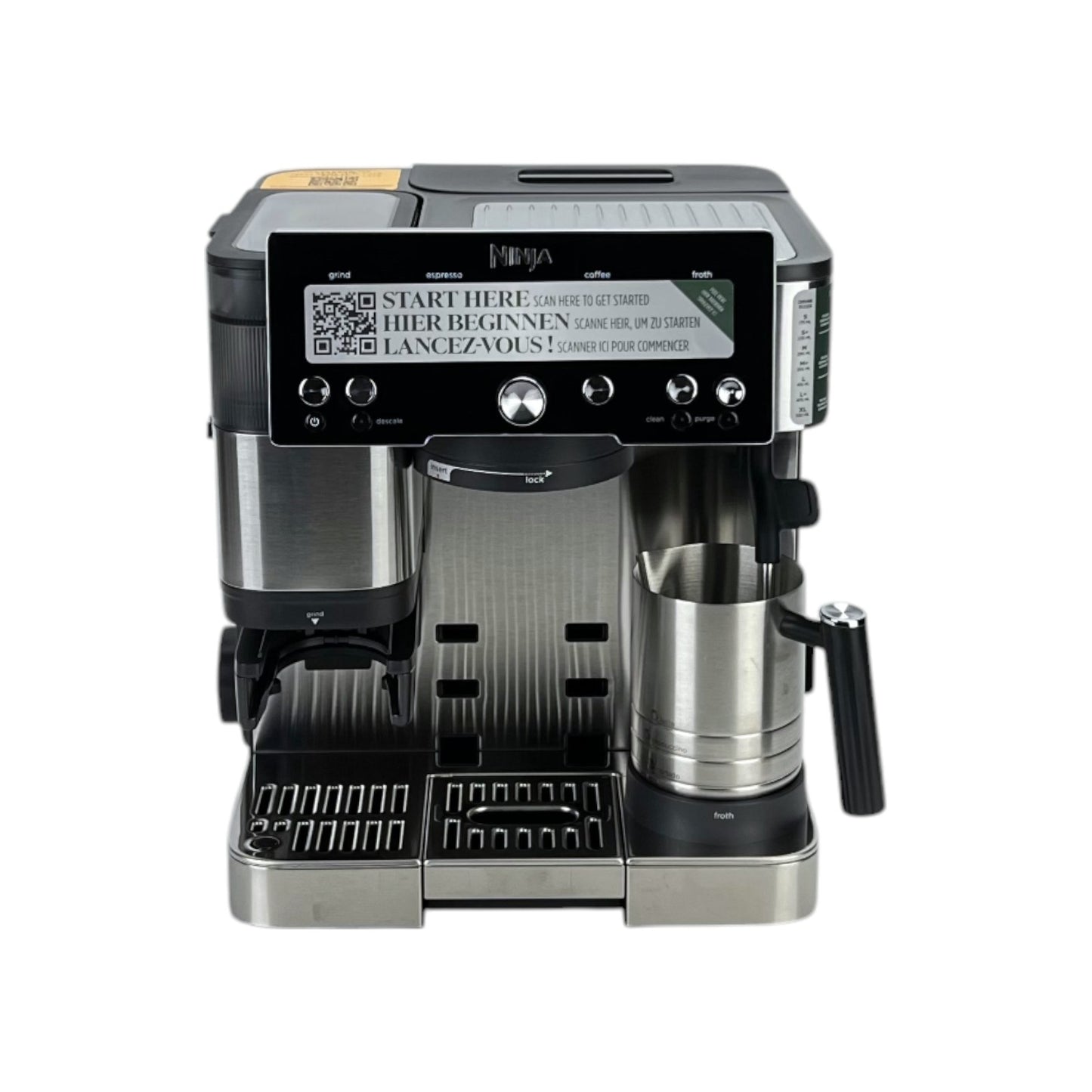 Ninja Luxe Café Essential Siebträgermaschine Kaffemaschine 11bar 1650W 2 Liter | Retourware