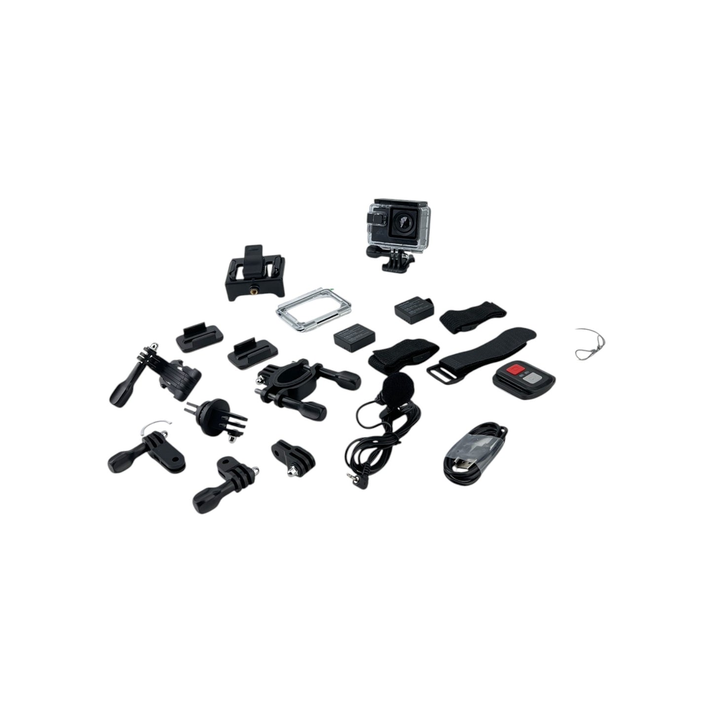 WOLFANG GA100 Action Cam 4K 20MP Unterwasserkamera WiFi 40M EIS System 170° FOV | Neu