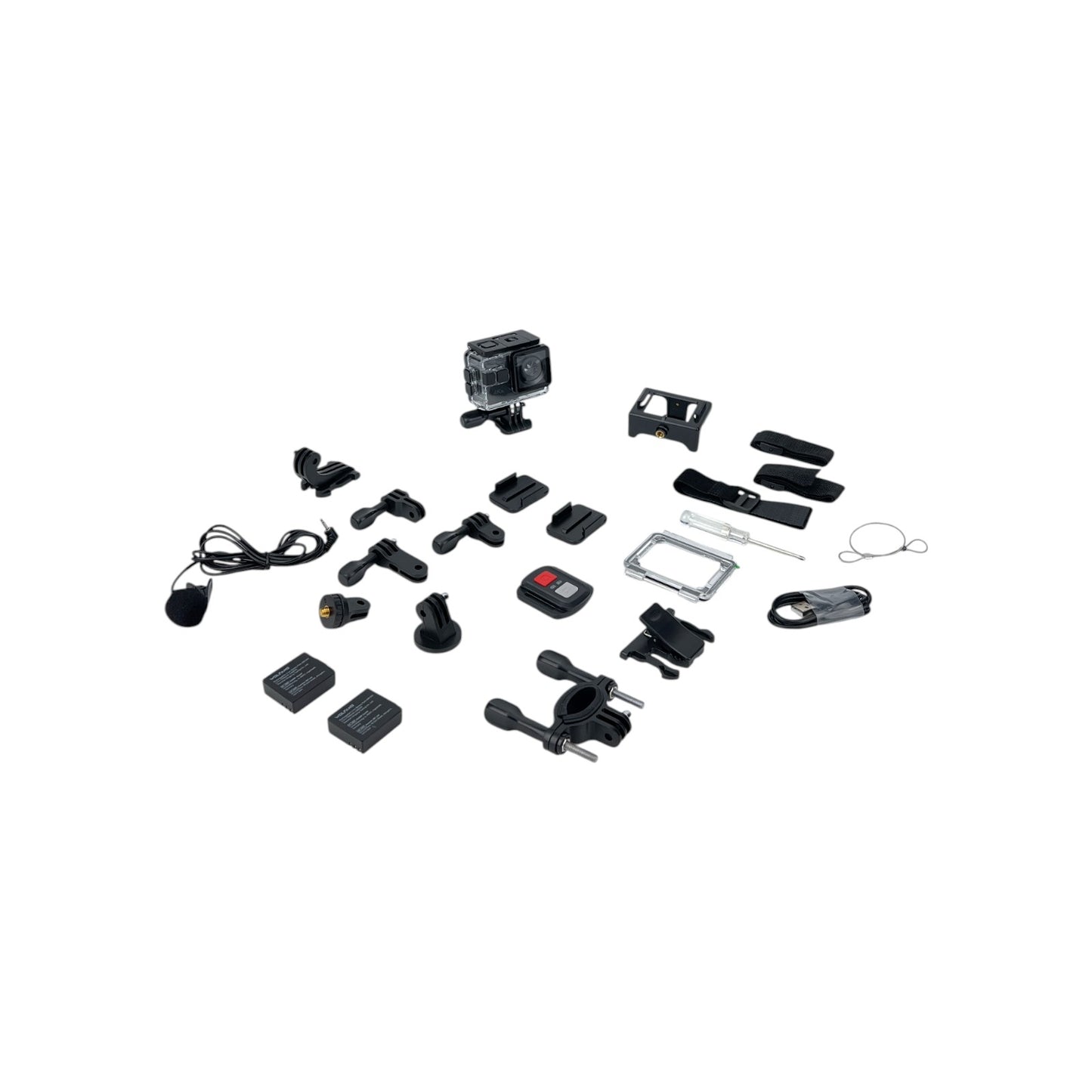 WOLFANG GA100 Action Cam 4K 20MP Unterwasserkamera WiFi 40M EIS System 170° FOV | Neu