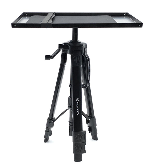 VanKYO Dreibeinstativ aus Aluminium klappbar verstellbar für Projektor Laptop | Neu