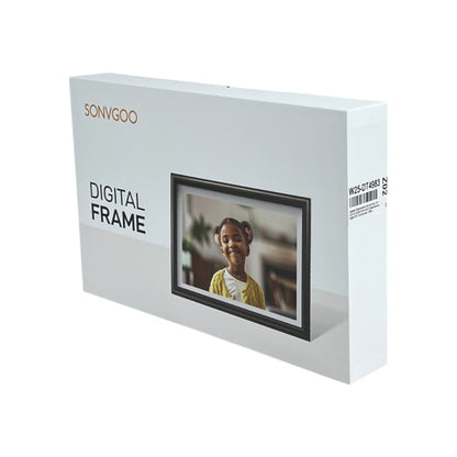 Digitaler Bilderrahmen Holz 10.1 Zoll (25.6 cm) 1280x800p Touchscreen 32GB WiFi | Neu