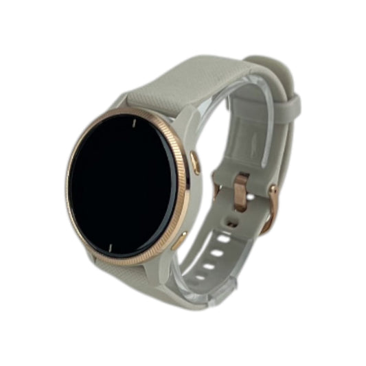 Garmin Venu Smartwatch 43mm 1.2 Zoll (3.04 cm) GPS Bluetooth Sandfarben Roségold | Retourware