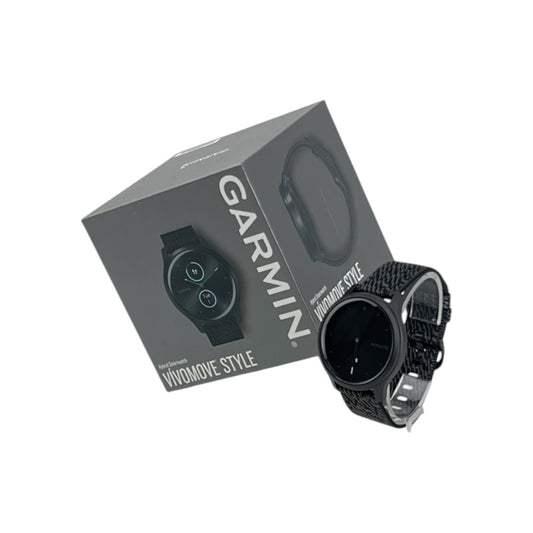 Garmin Vívomove Style Hybrid Smartwatch Armbanduhr Aktivitätstracker schwarz | Retourware