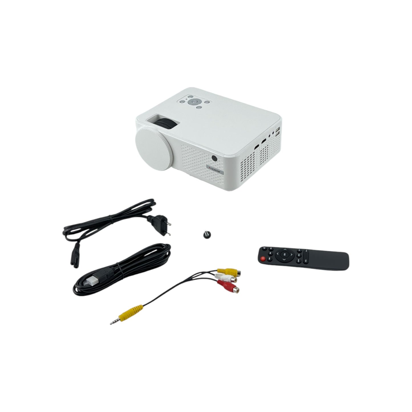 Vigpil Beamer 1080P Full HD Heimkino Projektor WiFi Bluetooth 300 Zoll (762 cm) | Neu