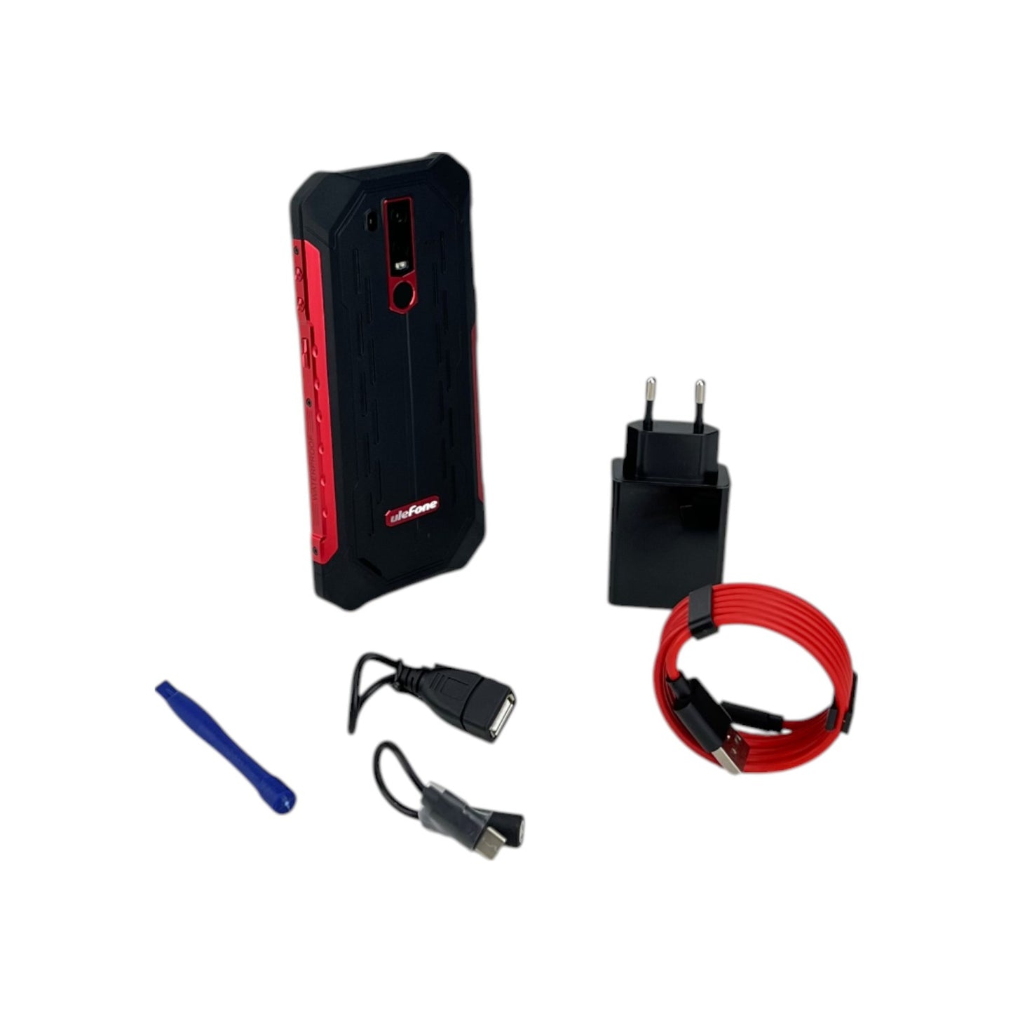 Ulefone Armor 6E Smartphone 6.2 Zoll (15.7 cm) 16MP 4GB 64GB Schwarz Rot | Neu